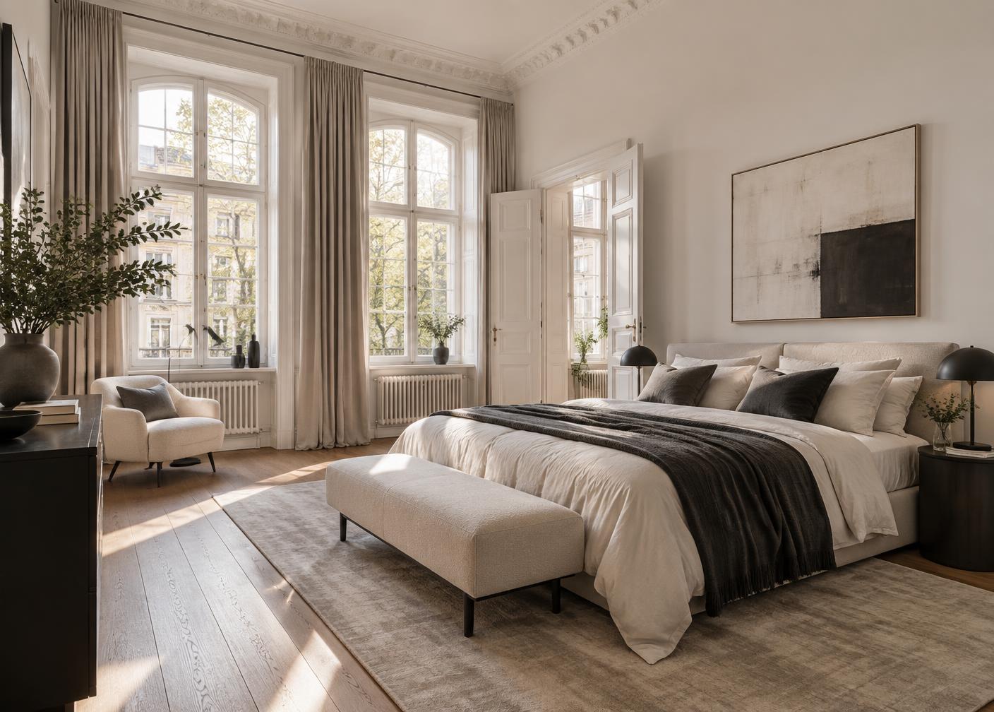 Ruhiges Schlafzimmer
